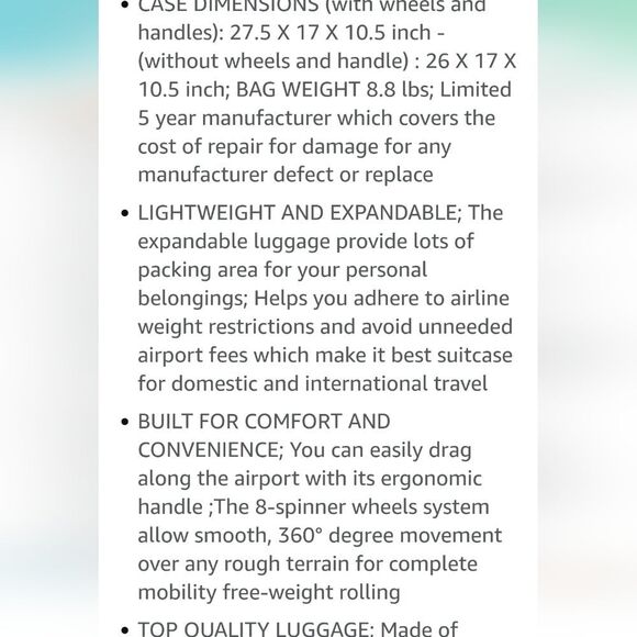 Betsey Johnson Sugar Skull Hard Side Spinner 26" Luggage- Fuschia - Picture 11 of 13